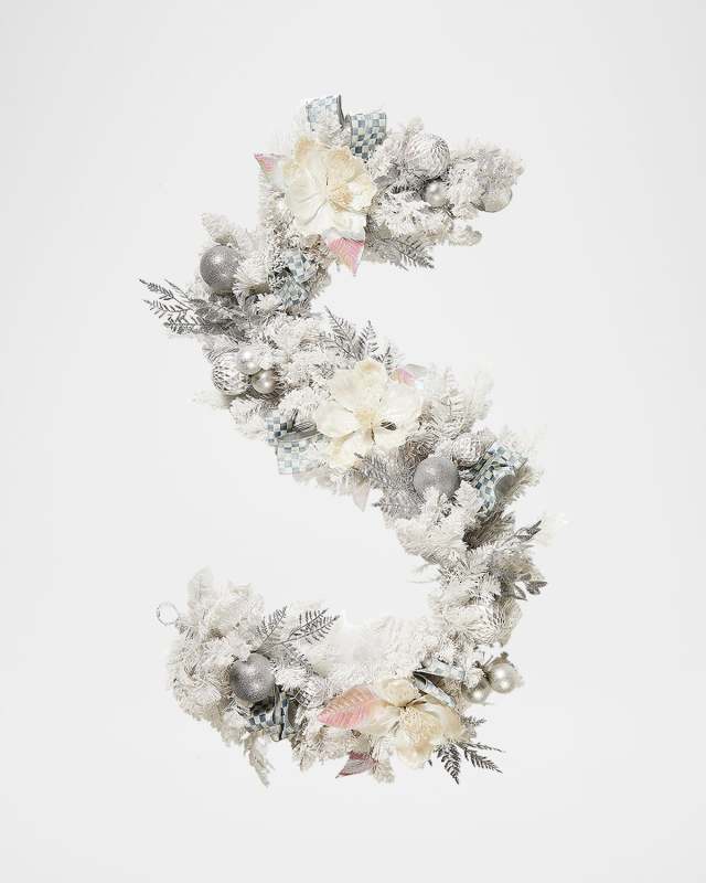 Crystal Palace Illuminated White Garland